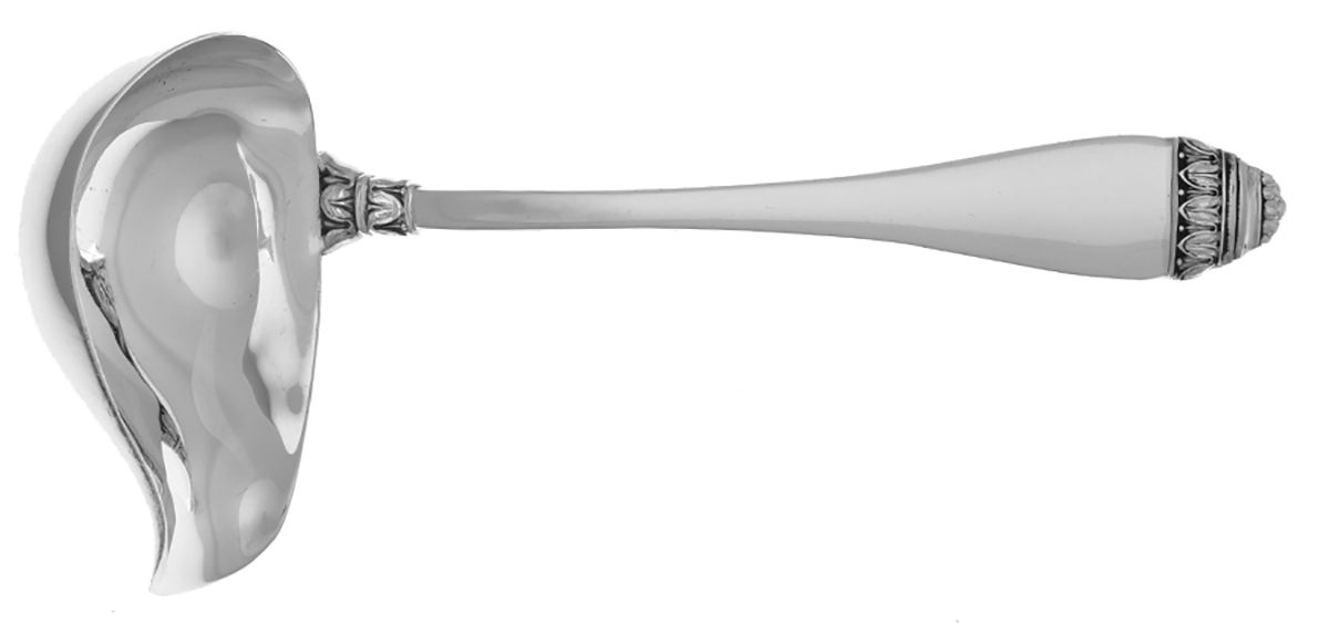 French Empire (Sterling) Sauce Ladle, Solid Piece by Buccellati-1