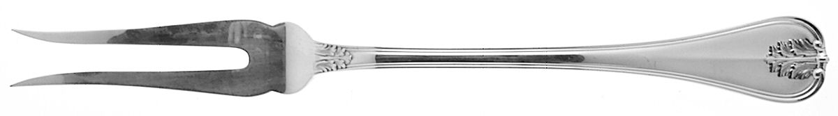 Laura (Sterling) Large 2-Tine Cold Meat Serving Fork by Buccellati-1