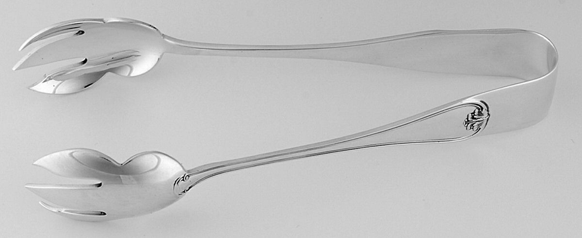 Laura (Sterling) Large Ice Serving Tongs by Buccellati-1