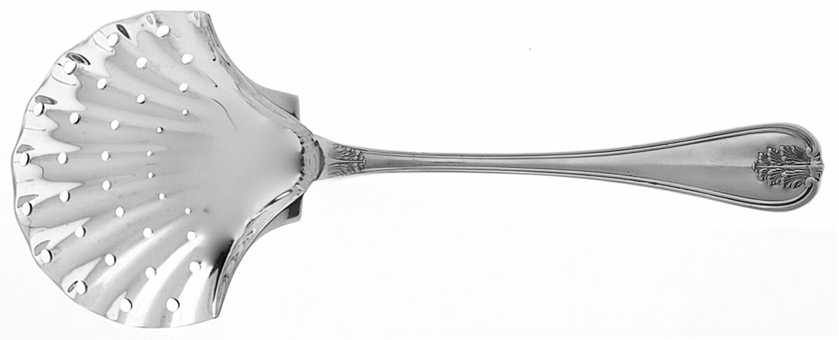 Laura (Sterling) Pierced Vegetable Serving Spoon by Buccellati-1
