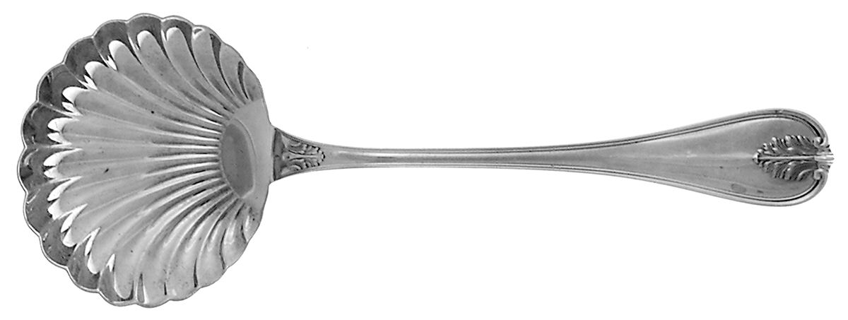 Laura (Sterling) Solid Shell Berry/Casserole Spoon by Buccellati-1