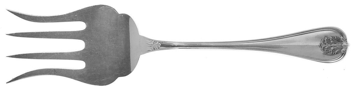 Laura (Sterling) Large Solid Fish Serving Fork by Buccellati-1