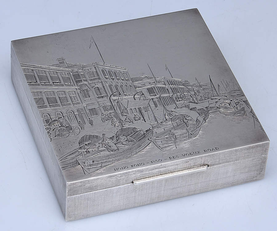 Sterling Hollowware Box with Hinged Lid by Buccellati-1