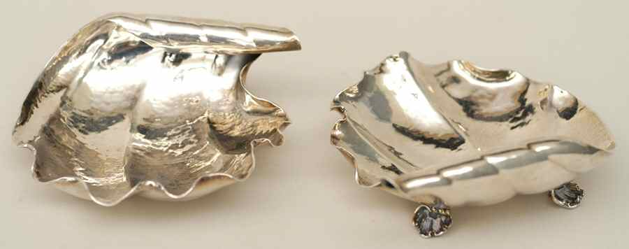 Sterling Hollowware (Set of 2) Shell Bon Bon Bowl by Buccellati-1
