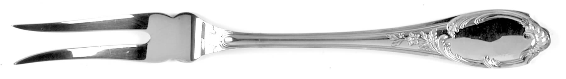Monte Mario (Silverplate) Large 2-Tine Cold Meat Serving Fork by Buccellati-1