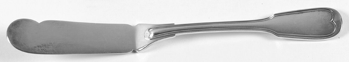 Nantucket (Silverplate) Individual Solid Fish Knife by Buccellati-1