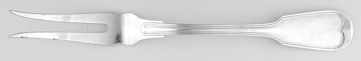 Nantucket (Silverplate) Solid Serving Fork by Buccellati-1