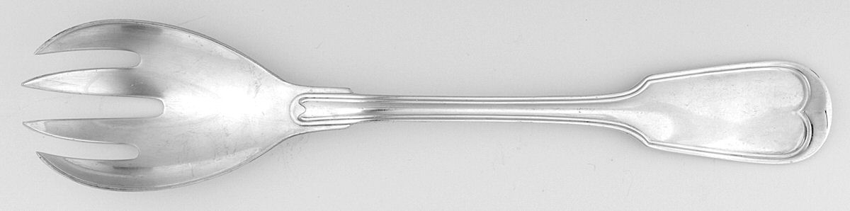 Nantucket (Silverplate) Solid Salad Serving Fork by Buccellati-1