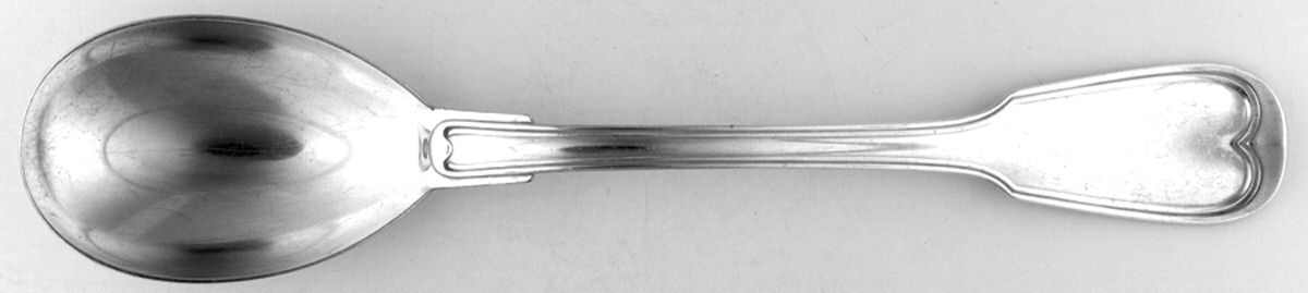 Nantucket (Silverplate) Solid Salad Serving Spoon by Buccellati-1