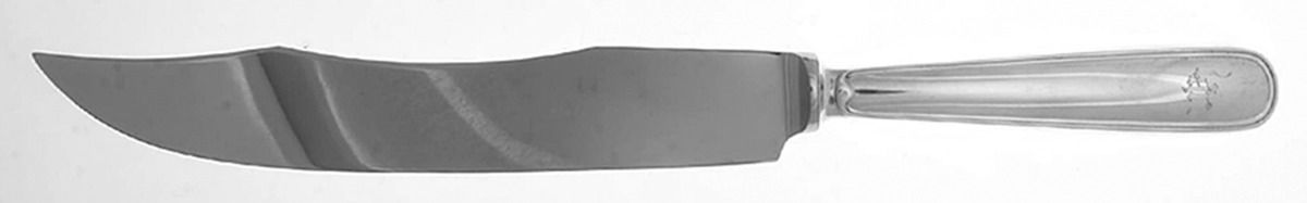 Old Italian (Sterling) Large Stainless Blade Roast Carving Knife by Buccellati-1