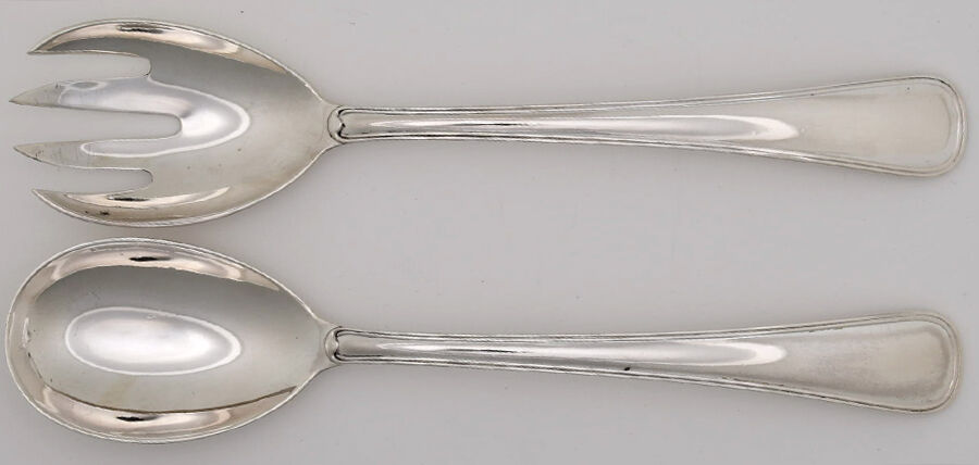 Old Italian (Sterling) (2 Pc) Solid Salad Set by Buccellati-1
