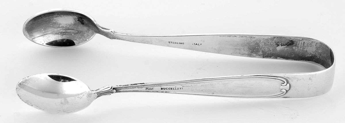 Palm Beach (Sterling) Sugar Tongs by Buccellati-1