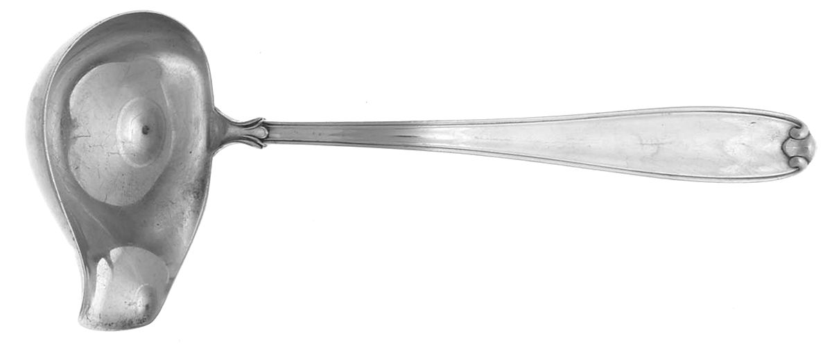 Palm Beach (Sterling) Sauce Ladle, Solid Piece by Buccellati-1