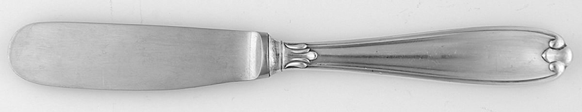 Palm Beach (Sterling) Modern Hollow Butter Spreader (Stainless) by Buccellati-1