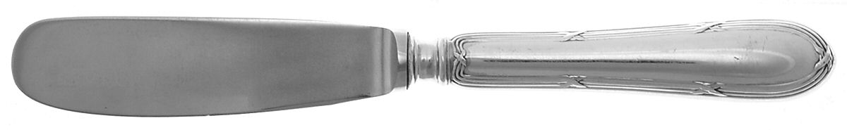 Parma (Sterling) Modern Hollow Butter Spreader (Stainless) by Buccellati-1