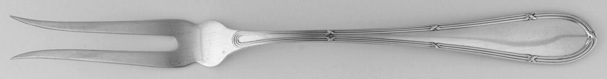Parma (Sterling) Large 2-Tine Cold Meat Serving Fork by Buccellati-1