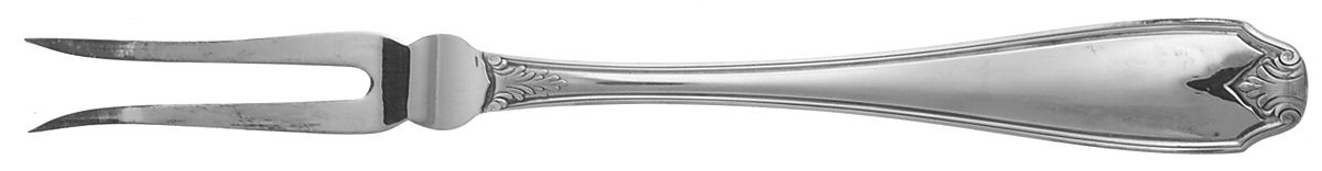 Piedmont (Silverplate) Large 2-Tine Cold Meat Serving Fork by Buccellati-1