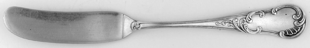 Quirinale (Sterling) Flat Handle Butter Spreader by Buccellati-1