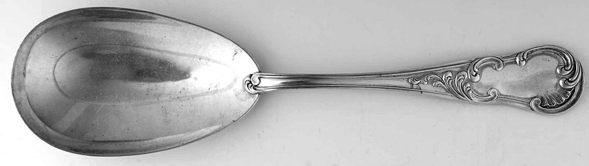 Quirinale (Sterling) Large Solid Serving Spoon by Buccellati-1