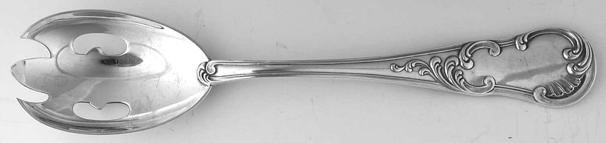 Quirinale (Sterling) Solid Salad Serving Fork by Buccellati-1