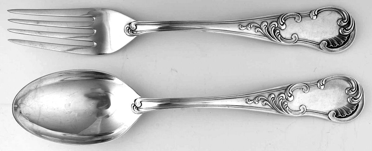 Quirinale (Sterling) Solid Serving Set by Buccellati-1