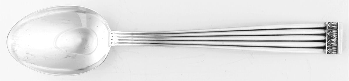 Rigato (Sterling) Dessert/Place Spoon by Buccellati-1