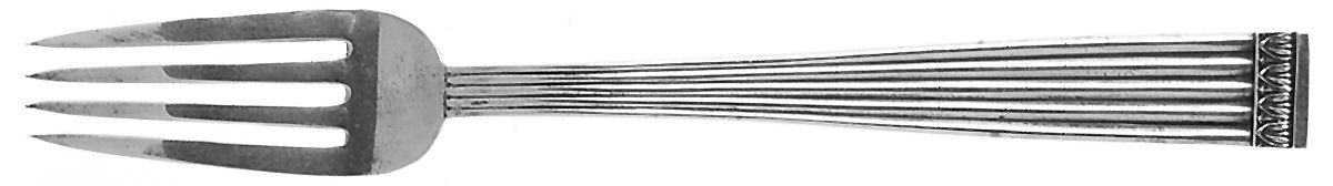 Rigato (Sterling) Fork by Buccellati-1
