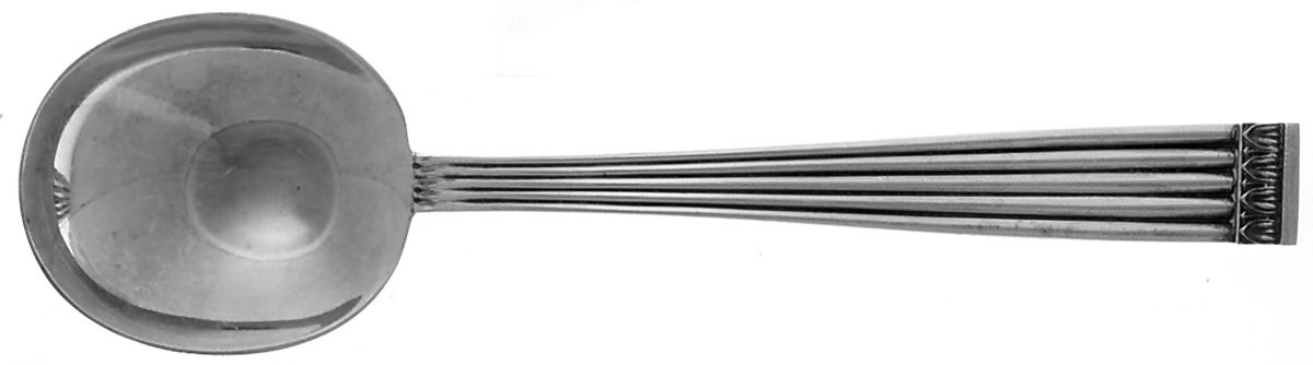 Rigato (Sterling) Round Bowl Soup Spoon (Cream Soup) by Buccellati-1