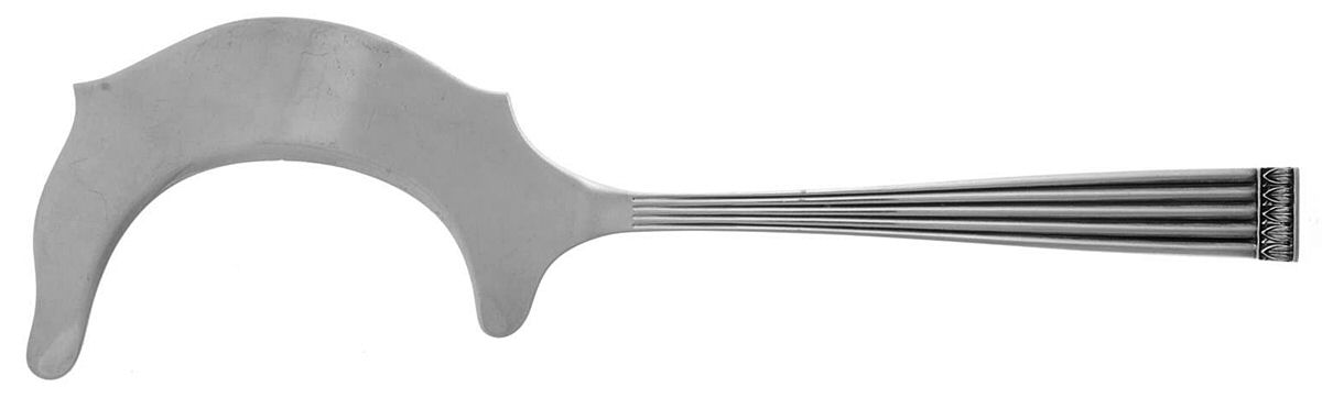 Rigato (Sterling) Solid Aspic Server by Buccellati-1