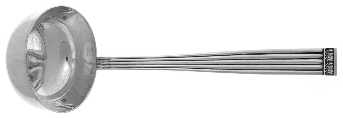 Rigato (Sterling) Solid Soup Ladle by Buccellati-1