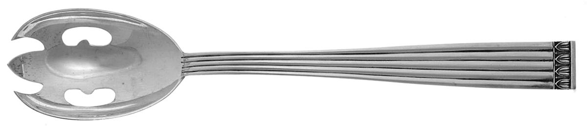 Rigato (Sterling) Solid Salad Serving Fork by Buccellati-1