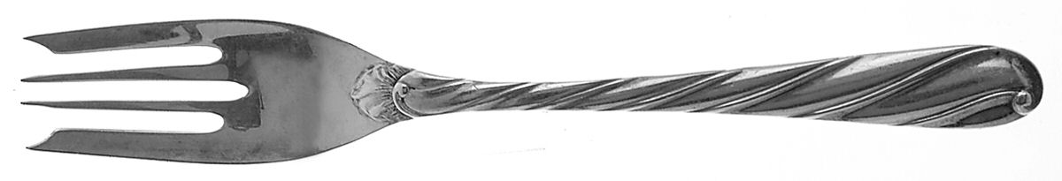 Torchon (Sterling) Large Individual Solid Fish/Salad Fork by Buccellati-1