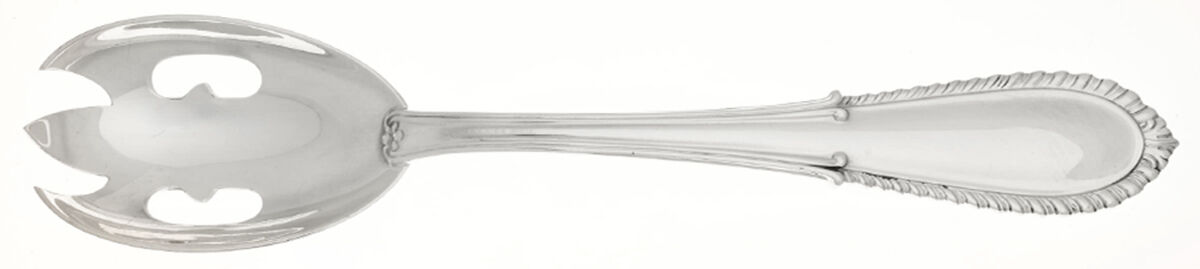 Villa D'Este (Sterling) Solid Salad Serving Fork by Buccellati-1