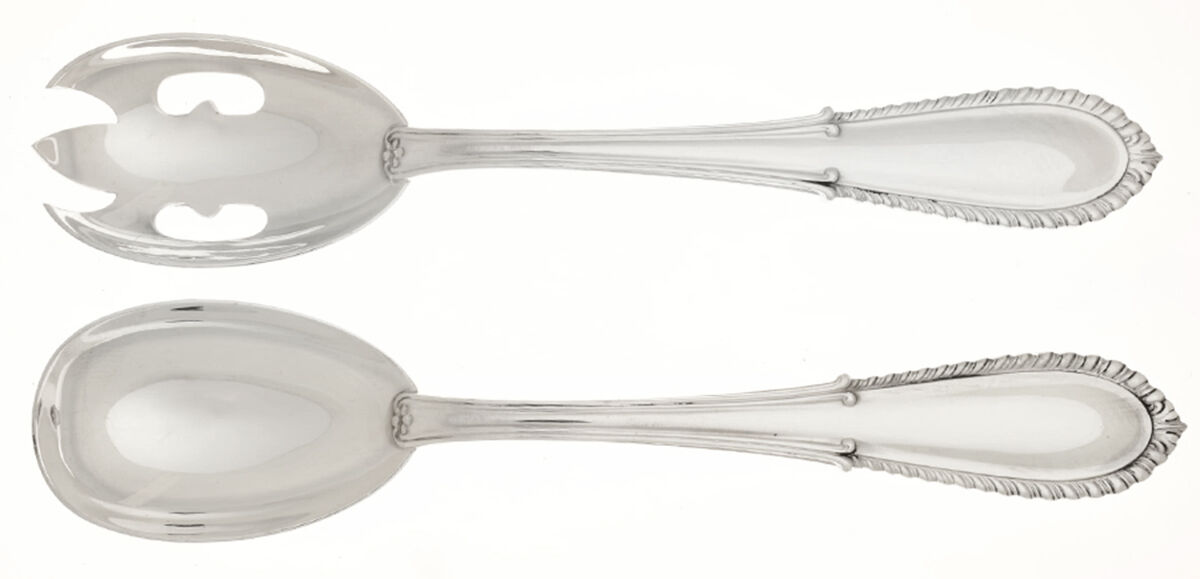 Villa D'Este (Sterling) (2 Pc) Solid Salad Set by Buccellati-1