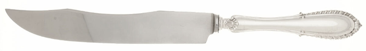 Villa D'Este (Sterling) Large Stainless Blade Roast Carving Knife by Buccellati-1