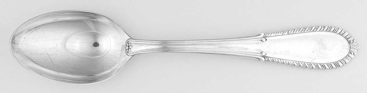 Villa D'Este (Sterling) Solid Serving Spoon by Buccellati-1