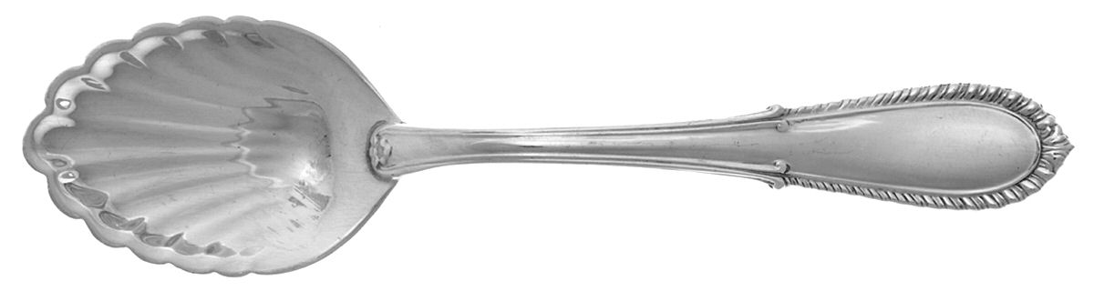 Villa D'Este (Sterling) Sugar Shell Spoon by Buccellati-1