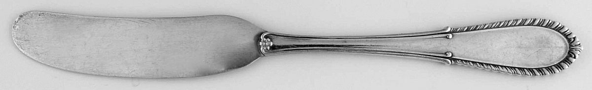Villa D'Este (Sterling) Flat Handle Butter Spreader by Buccellati-1