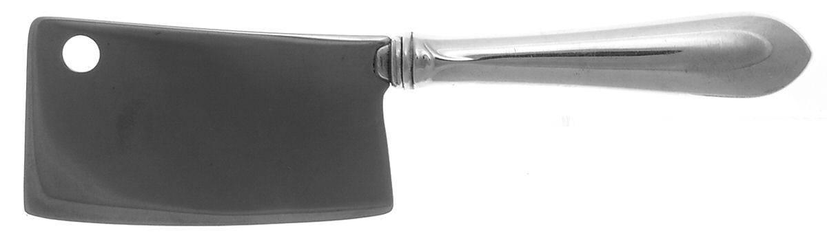 Winterset (Sterling) Cheese Cleaver with Stainless Blade by Buccellati-1