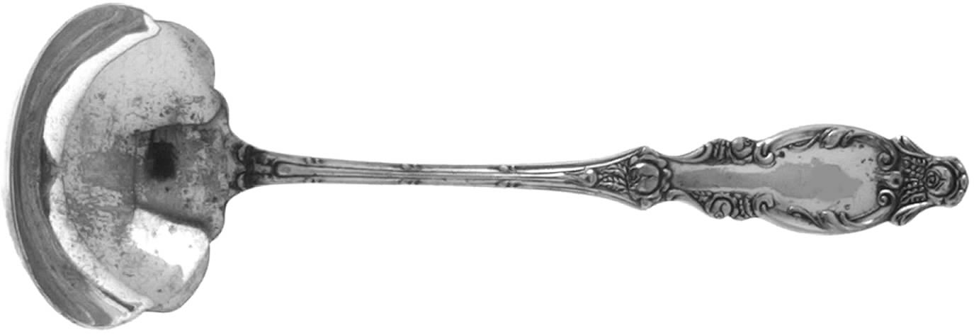 Dewitt (Silverplate, 1901) Solid Gravy Ladle by Benedict-1