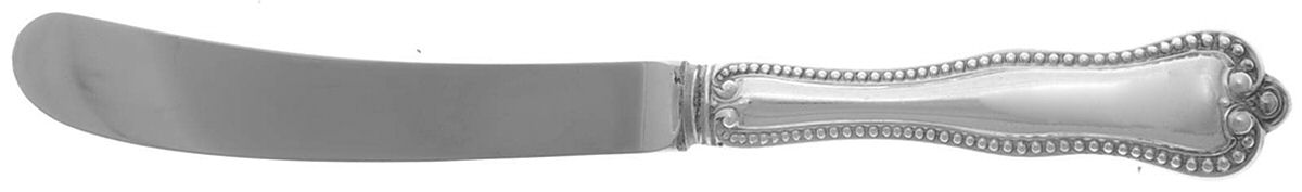 Bead (Sterling) Butter Spreader Hollow Hdl-Paddle/Stainless Blade by Birks Silver-1