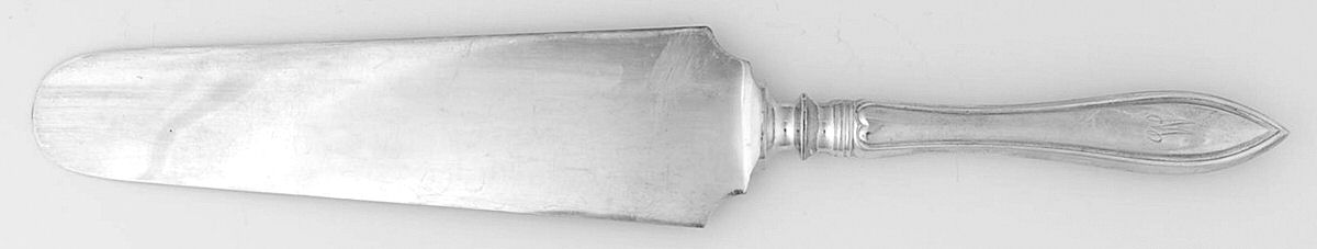BIR2 (STERLING) Cake Knife with Silverplate Blade by Birks Silver-1