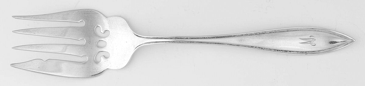BIR2 (STERLING) Fork-Cold Meat/Servg-Sm/Solid by Birks Silver-1