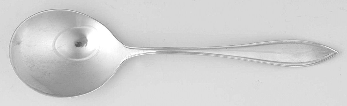 BIR2 (STERLING) Round Bowl Soup Spoon (Cream Soup) by Birks Silver-1