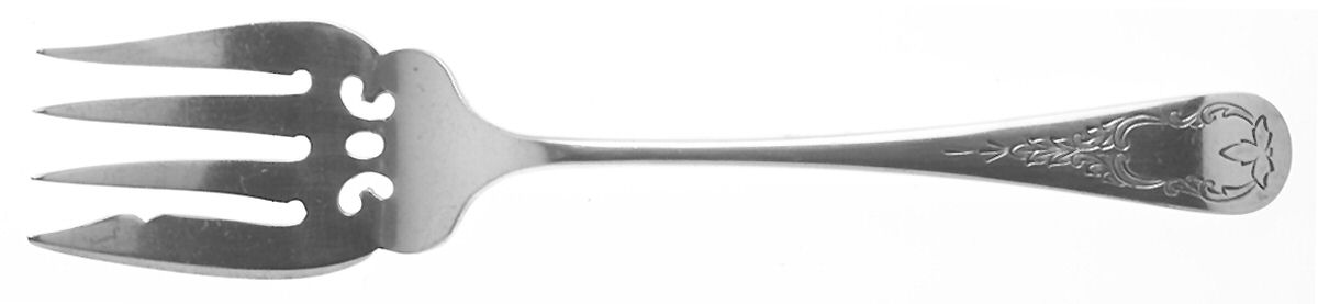 Brentwood (Sterling) Small Solid Cold Meat Serving Fork by Birks Silver-1