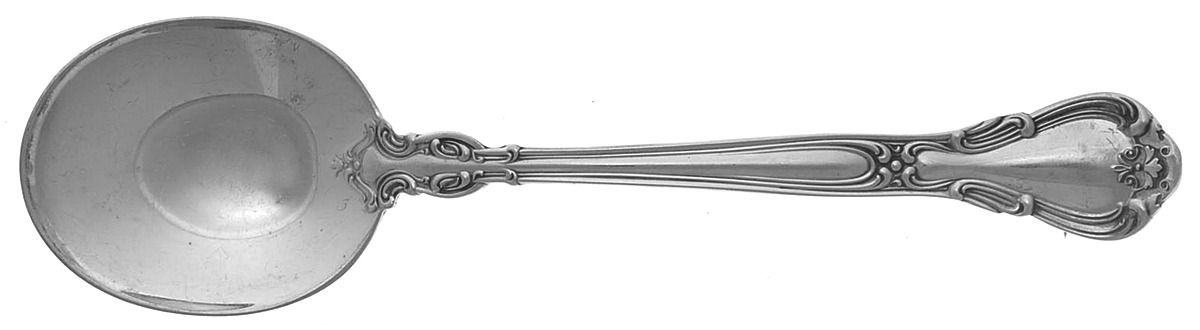Chantilly (Sterling, No Monograms) Round Bowl Soup Spoon (Cream Soup) by Birks Silver-1