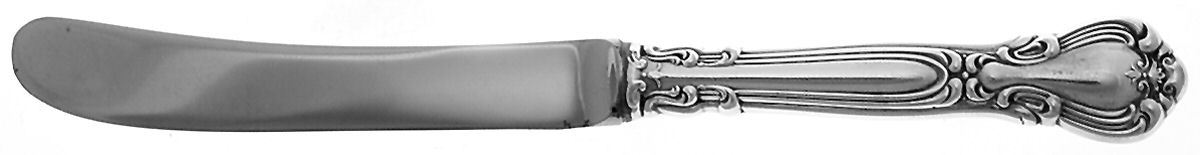 Chantilly (Sterling, No Monograms) Butter Spreader Hollow Hdl-Paddle/Stainless Blade by Birks Silver-1
