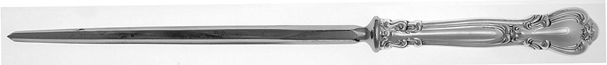 Chantilly (Sterling, No Monograms) Large Roast Steel Rod Knife Sharpener by Birks Silver-1