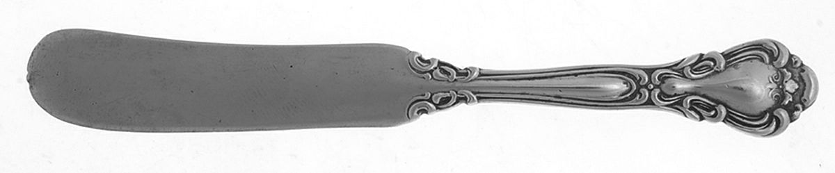 Chantilly (Sterling, No Monograms) Small Flat Handled Butter Spreader by Birks Silver-1