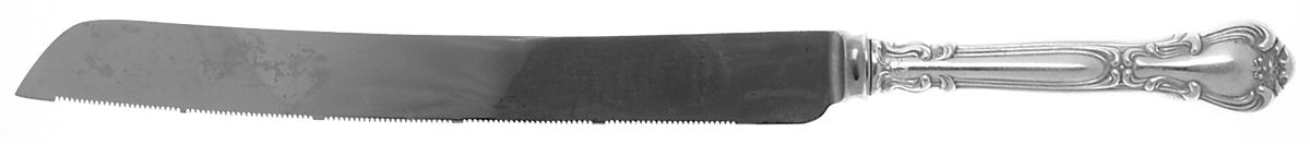 Chantilly (Sterling, No Monograms) Wedding Cake Knife with Stainless Blade by Birks Silver-1